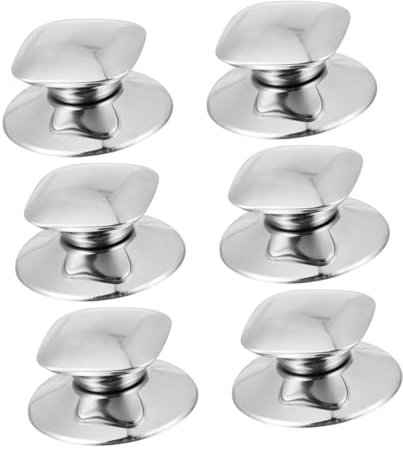 Cabilock 6 Piezas manija la Tapa la Olla reemplazo la la Olla Tapas sartenes universales pomo la Olla la Tapa la Olla Cubierta Olla Mando Cacerola