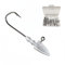 RuiJiaXiang jig heads fishing hooks kit soft bait hooks 3.5g 5g 7g 10g 14g Include Plastic Fishing tackle box Fishing for Freshwater Saltwater (3.5g -14g 30pcs)