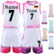 Benutzerdefinierte Basketball Trikot & Shorts Trikotsatz für Kinder Erwachsene Personalisieren Shirt mit Namen Nummer Team Logo