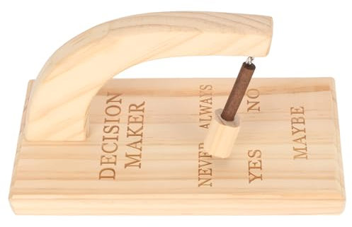 Ausla Decision Maker Magnetico in Legno Innovativo Selettore Magnetico Oscillante per Persone Indecise Camera da Letto Soggiorno Ufficio Arredamento