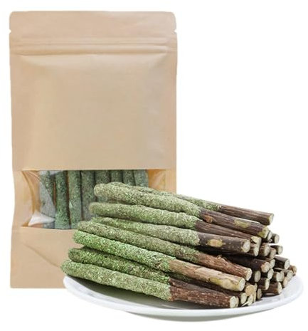 Misaakoeq Katzengras-Beißstab, Katzengras für den Innenbereich, Katzenstöcke - Grass Cat Molar Rod,Natürlicher Gras-Molarenstab, Katzenminze-Spielzeug klebt Indoor-Kätzchen, Haarballenentfernung,