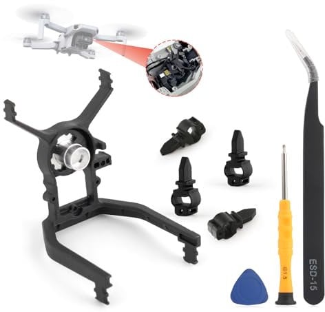 Replacement for DJI MiNi 2 Gimbal Camera Shock Absorber Bracket with Shock Absorber Ball for DJI Mini Mavic/SE/2 SE/4K Damper Rubber Gimbal Mounts Accessories Parts