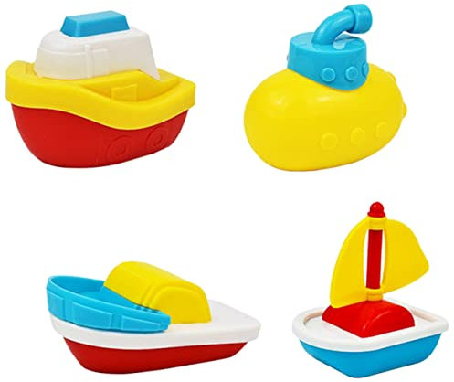 MOLUCKFU Wasserbootspielzeug Badespielzeug Für Kleinkinder Wasserspielzeug Satz Poolspielzeug Duschspielzeug Kinderbadetier Lustiges Badespielzeug