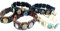 Casiler 4 Stück Holz-rosenkranz-Jesus-Armband, Elastischer Stretch-armreif, Katholischer Schmuck, Holz-Ikone, Elastisches Perlenarmband
