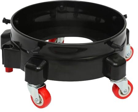 Zetqhuu Eimerwagen - Waschwagen Mit Rädern, PC Multifunktionaler Eimerhalter, Putzeimer Ideal Für Autowäsche, Motorradwäsche, Autopflege