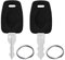 HAMKU 2 Pcs Tsa007&Tsa002 Clé De Bagage Multifonctionnelle, Clé Pour Tsa 007 002 Compatible Avec Serrures Tsa Pour Cadenas Valise, Acier, Noir
