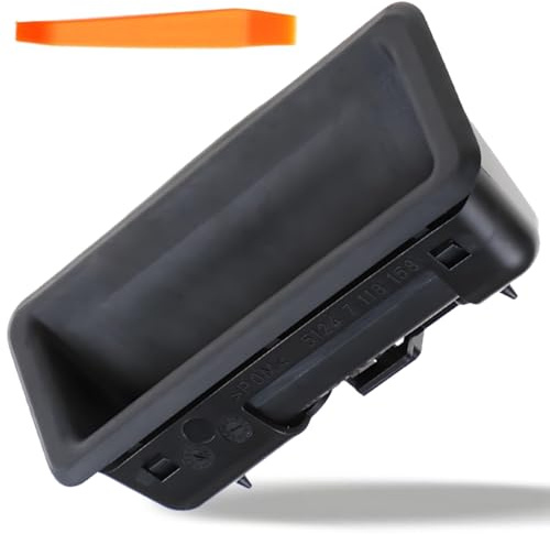 ZAMDOE 51247118158 Interruttore Maniglia portellone Posteriore per BMW X1 E84 X5 E70 X6 E71 E72 E82 E88 1 Serie 3 E90 E91 E92 E93 Serie 5 E60 E61Coupé Touring Pulsante del Cofano del Bagagliaio