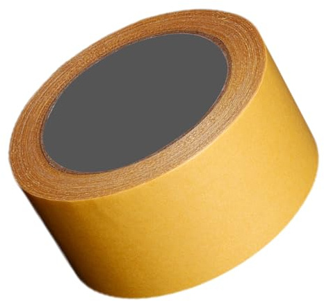 RIZGHWOY Tissu double face adhésif, bande collante repositionnable pour tapis coureurs et meubles à la maison, 1 rouleau 40 mm * 10 m
