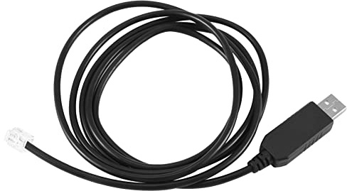 Kueohse Adaptador USB a Rj11 Rj12 6P4C Cable de Control en Serie Cable EQMOD para ConexióN de PC de Montaje - para Cable de Control Manual, 1.8M