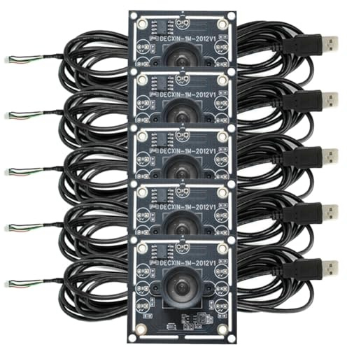 Wrtysully 5 Stück 100-Grad-Kameramodul 1 MP OV9732 1280 X 720 USB Kostenloser Treiber Manueller, mit 2 Meter Kabel für Winxp/7/8/10