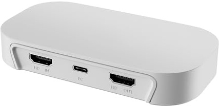 Garsent HD Capture Card, 4K60HDR -Capture -Karte, HD 2.0 Game Capture -Gerät, USB 3.2 Gen1 Typ C, HDR10/VRR Passhrough -Unterstützung, Niedrige Latenz für Streaming und, Stecker und