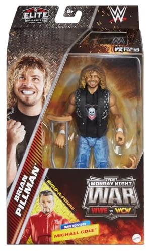WWE Brian Pillman The Hart Foundation 2025 Mattel Elite Collection Monday Night Wars Series 8 Wrestling Action Figure Toy