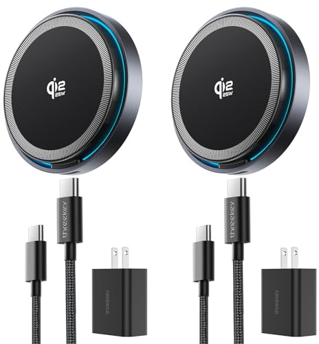 THREEKEY Qi2.2 25W Magnetic Wireless Charger with Cooling Fan
