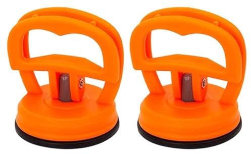ZukQvrivelig Ventosa Para Abolladuras de Coche, Auto Dent Ventosa, Potente Kit De Extractor de Abolladuras, Adecuado Para Reparación de Abolladuras (2 Pequeñas) (B)