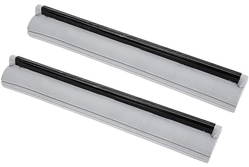 GALPADA Testa di Ricambio per Spugna Lavapavimenti 2 Pezzi Scanalature Orizzontali in Plastica e Spugna, Facile da Installare per Pavimenti in Laminato e Piastrelle