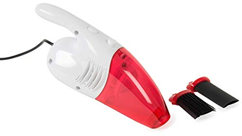 Funtime Gifts WORLDS SMALLEST VACUUM CLEANER – USB Powered Mini Vacuum with 4ft Cord – Includes 2 Attachments & Reusable Filter – Perfect for PC, Desk, Car & Small Spaces