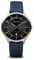 BERING Herren Quarz Uhr | Armbanduhr 39 mm silbernes Titangehäuse und graues Zifferblatt | Natoarmband | Saphierglas | 5 ATM | 11739-873