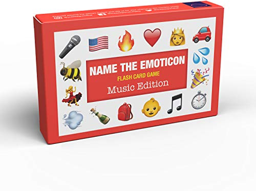 Bubblegum Stuff - Name The Emoticon, Musik-Edition, Spielkarten, Gesellschaftsspiele, Familienspiele, Trivia-Spiele, Spiele für Erwachsene, Partyspiele, Reisespiele, Partykartenspiele