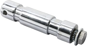 Kupo KG003012 Stahl-Zapfen mit M10-Schraube und Unterlegscheibe, 28 mm