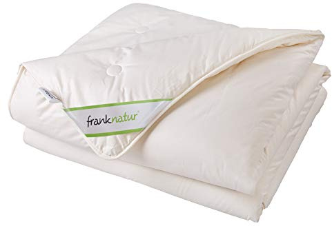 franknatur Lyocell Bettdecke 140x220 Ganzjahresdecke mit Bio Baumwolle | mit Tencel-Füllung und Bio-Baumwoll-Bezug, atmungsaktiv, temperaturausgleichend, Oeko-TEX zertifiziert