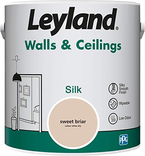 Leyland 423416 Walls & Ceilings Silk, 2.5 Litre, White