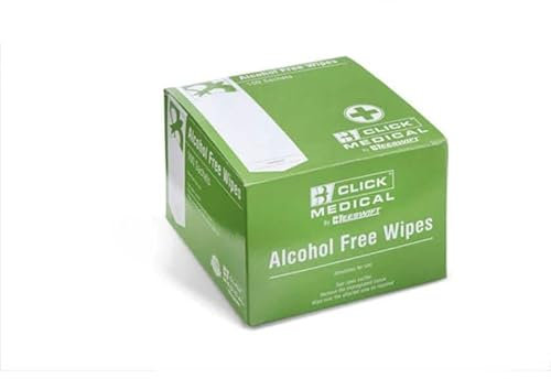 Click Medical Alcohol Free Wipes - x100