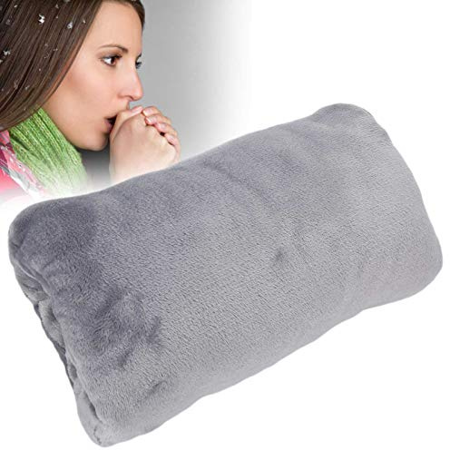 Electric Hand Warmer, Velvet Heated Hand Warmers rechargeable Handwarmer USB Portable Pocket Pouch Winter Warm Hand Muffs for Outdoor Office Home Sports Heating Pad Winter Gift for Woman Men