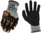 Mechanix Wear SpeedKnit M-Pact Arbeitshandschuhe, schlag- und abriebfest, Schnittschutz, starke Griffigkeit, berührungsfähig, Grau, Größe XL, 1 Paar