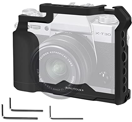 FUJI X-T10 X-T20 Camera Cage for X-T10 X-T20 X-T30 ii X-T30 Camera Case Rig Cold Shoe