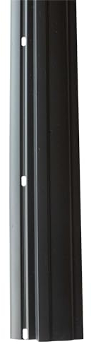 Jardinion 1m Moulure de finition Moulure de recouvrement PVC Noir, Protection Mur