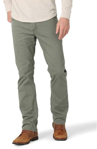 Wrangler Authentics Slim Fit Straight Leg Jean, Épicéa, 42 W/ 32 L Homme
