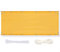 Timizi Balkon Sichtschutz Meterware 90x400cm, Blickdichte Balkon-Verkleidung Wind- und Regendicht UV-Schutz Seitensichtschutz für Balkongeländer Terrasse & Garten. - Gelb