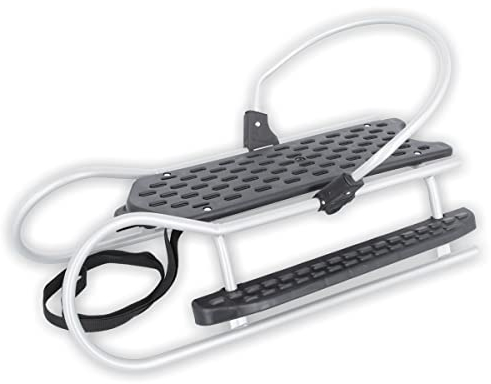 Stillerbursch Schlitten mit lehne | Rückenlehne | Kinderschlitten Rodel | Kinder Schlitten | Hörnerrodel mit Rückenlehne und Zugleine