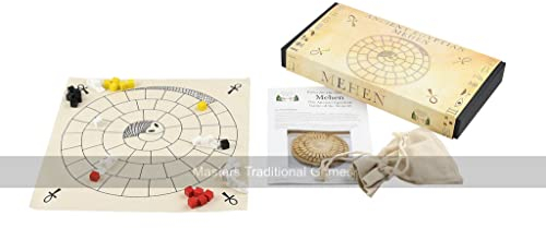 Masters Mehen Game - Ancient Egyptian Game of The Serpent - The Oldest Board Game in The World - Board Game for 2-4 Players - Historical Board Game