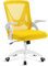 Blisswood Adjustable Office Desk Chair With 90° Flip-up Armrest Ergonomic Swivel Computer Mesh Chair With Lumbar Support Adjustable Height (Yellow)
