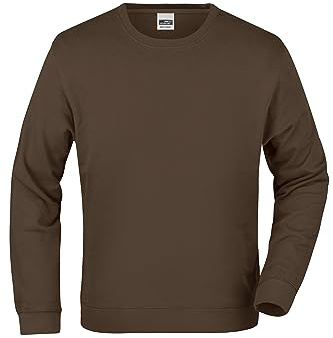 James & Nicholson Sweatshirt French Terry - Hochwertiger Sweat Pullover für Damen und Herren