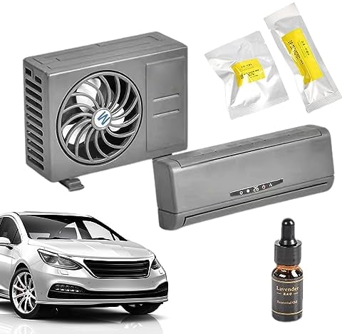 Holdes Auto Lufterfrischer, Autoduft, Solar Klimaanlage Form, Kreativer Auto Duftdiffusor Entlüftungsclip, Kfz Duftdiffusor Entlüftungsclip, Kreativer Auto Duftdiffusor Entlüftungsclip