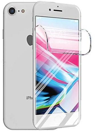 SRSRROP [3 Pezzi] Pellicola Protettiva Idrogel per iPhone SE 2022 2020/iPhone 8 /iPhone 7 (4.7), [Alta Sensibilità] Flessibile HD Clear Protezione Schermo, TPU Pellicola Idrogel