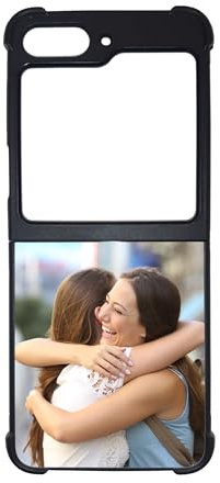 for Samsung Galaxy Z flip 6 Personalised Phone Case Design Your Own Photo Image Text Rubber silicone Phone Cover Black