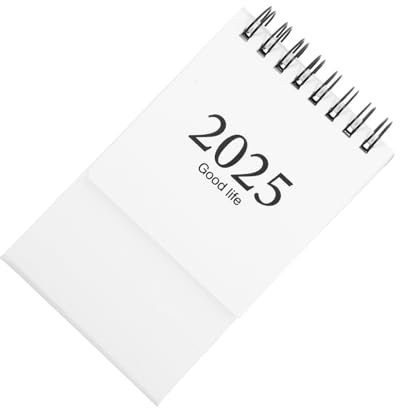 FIXOSHEE Mini Tischkalender Praktischer Schreibtischkalender Für Büro Und Zuhause Kompakte -design Für Einfache Handhabung Stilvolles Minimalistisches Design