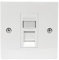 Evoges Multi-Purpose Ethernet Wall Socket, Single RJ45 Port, CAT6/CAT5E/CAT5 Compatible Network Cable LAN Keystone Jack White