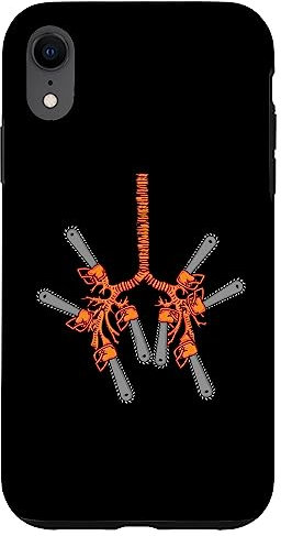 iPhone XR Chainsaw Lover Men Arborist Father Lumberjack Chainsaw Case