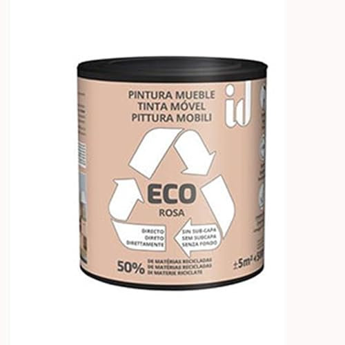 ID PARIS Pintura Eco Muebles Color Rosa Claro - 500 ML-