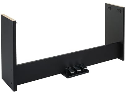 Eleganter SP-5 Stand für Stagepiano, stabiler Designständer mit integriertem Dreifachpedal, Sustain Soft & Sostenuto, einfacher Aufbau, ideal für komfortables Spielen