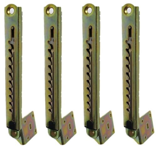 Lot de 4 charnières à tige de levage réglables, charnière à mécanisme d'angle réglable, charnière de tige de levage d'angle, charnière de levage de hauteur pour appuie-tête pour régler le canapé, le