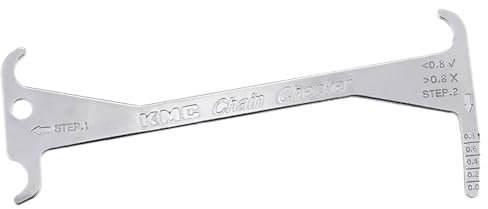 KMC Easy Chain Checker Chain Wear Indicator Tool, Universal, Silver