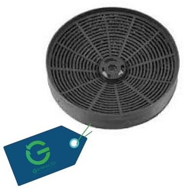 G GRIMALDI Filtro Carbone Attivo Estraibile Compatibile CFC0141601 FB01UA 9029793792 | Ricambio per Cappa Compatibile Electrolux | Filtro Anti Odore Tondo Cucina