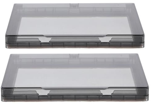 Operitacx 2 piezas de Enchufe Doble Protector de Pared Adhesivo Ultra para Baño Caja de Protección contra Salpicaduras
