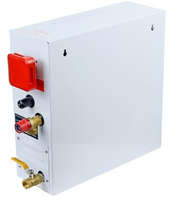 Sauna-Dampfgarer, 9KW Dampfgenerator for Dusche, Heimdampfmaschine, Saunaausrüstung, Sauna, Bad, SPA, Dampfdusche mit digitaler Steuerung fürs Badezimmer