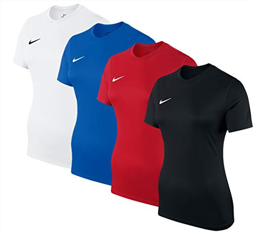 Nike Damen Dry Team Park VI Football Jersey T-shirt, Schwarz/Weiß, XS